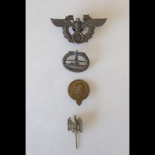 II.Dünya Savaşı Alman SS Rozetleri  (4 Adet)