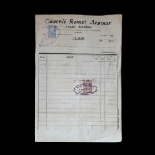 Gönenli Remzi Akpınar Fatura
