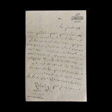 TBMM Karesi Mebusu İmzalı Mektup
