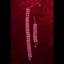 Çekoslavak Krıstali Kolye ve Bileklik Takımı