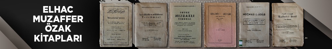 Elhac Muzaffer Özak Kitapları